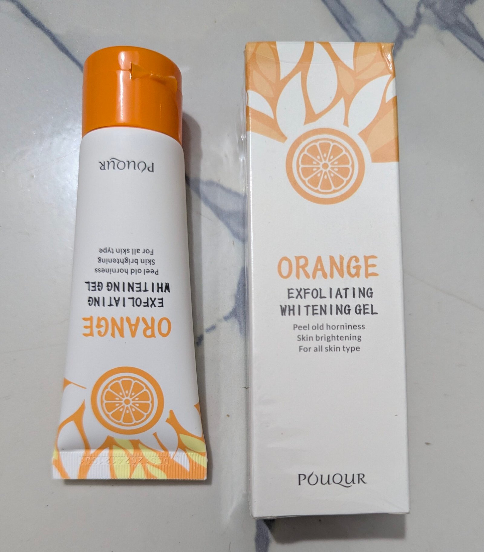 POUQUR Orange Exfoliating Whitening Gel 1pcs - Image 2